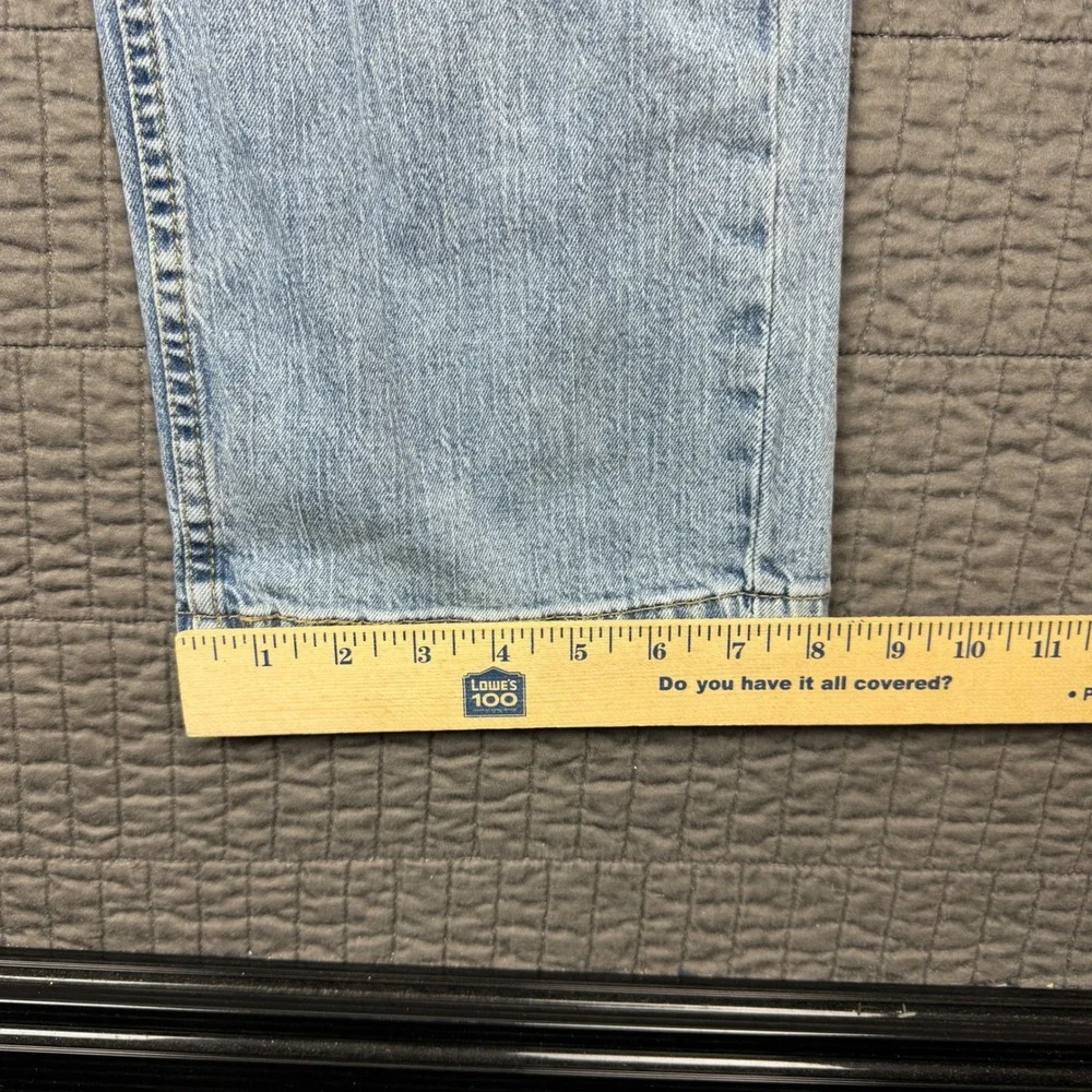 Levis 559 Relaxed Straight Jeans Mens 34x34 (34x32) Light Wash Blue Denim Skater